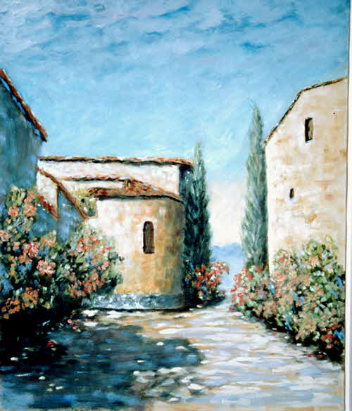 Hof in der Provence