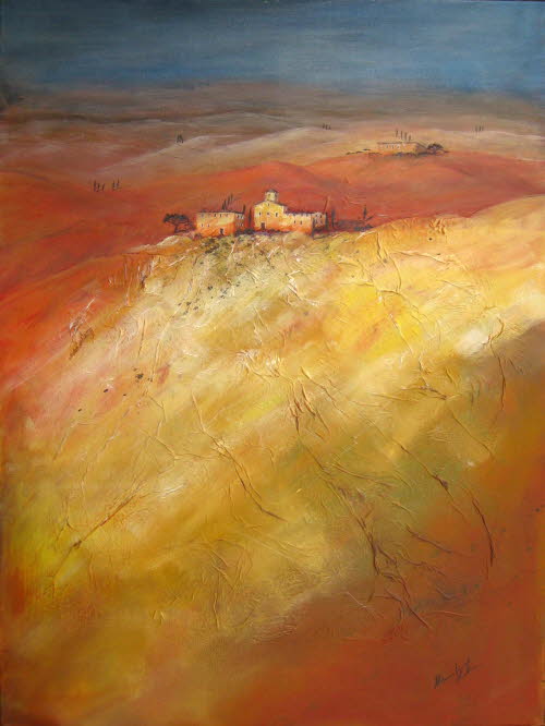 Toskana 08, 60x80, Mischtechnik