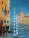 Venedig Blick auf Canal Grande, 50x70 cm, Mischtechnik